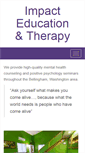 Mobile Screenshot of impacteducationtherapy.com